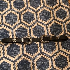 double buckle belt